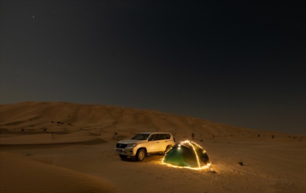 Overnight Desert Safari in Dubai with private vehicle