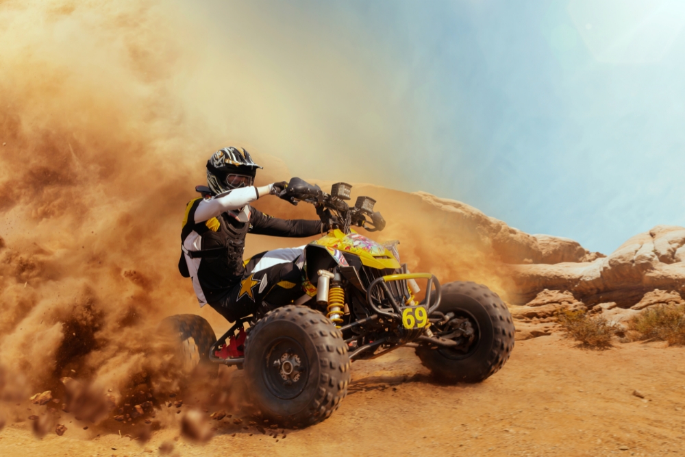 desert safari quad bike